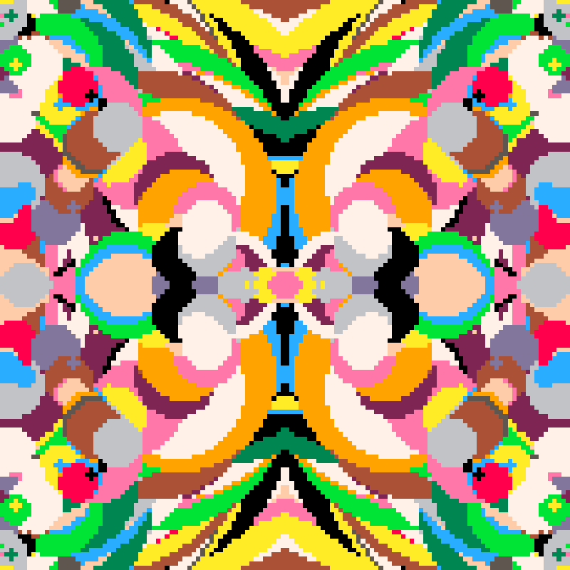 Rapid Psychedelic Inkblot Test Generator #54