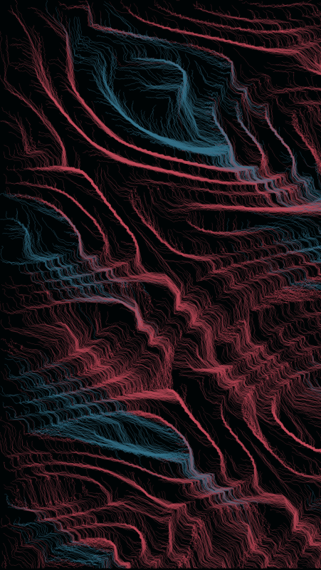 Algoscapes | Rock-face #640