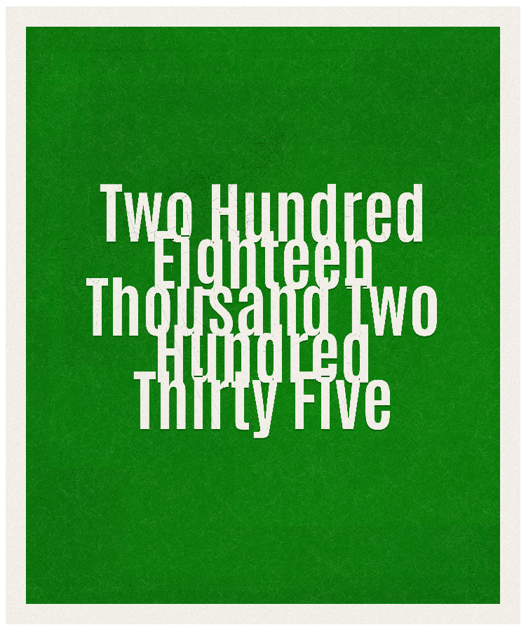 Count #218235