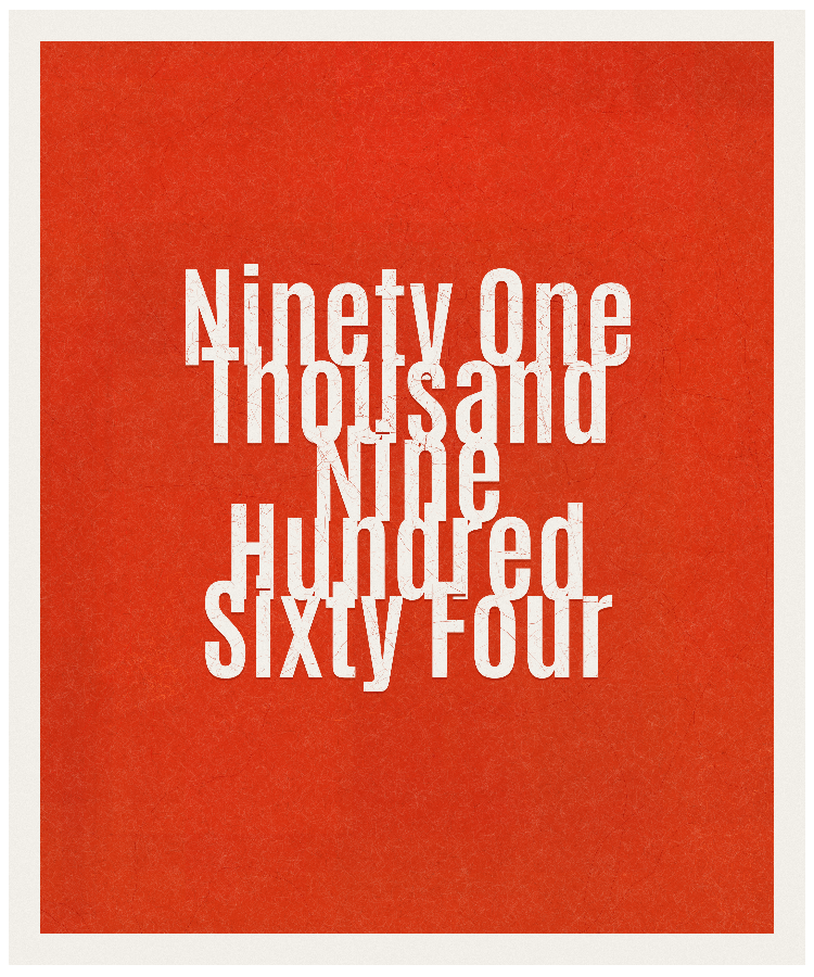 Count #91964