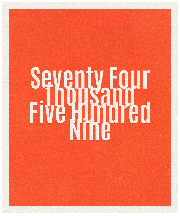 Count #74509