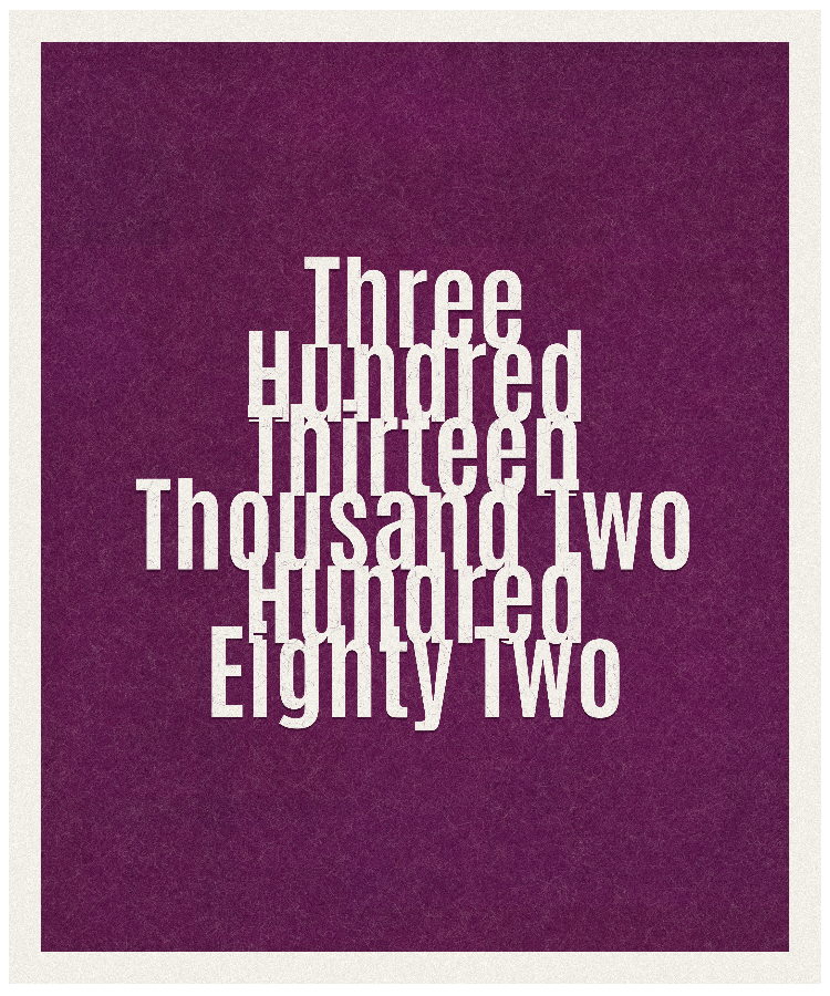 Count #313282