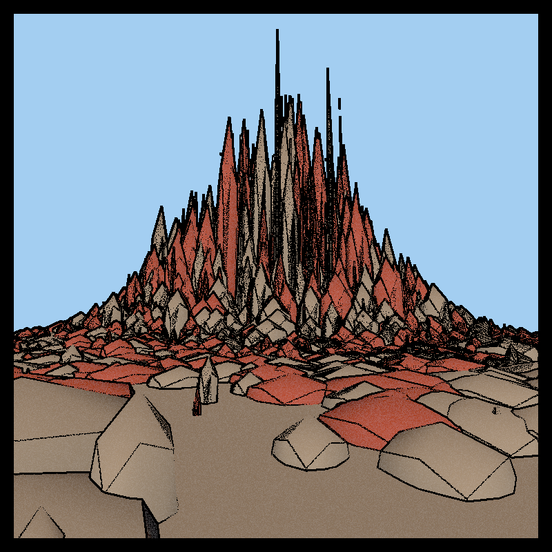 Crystal forest #33