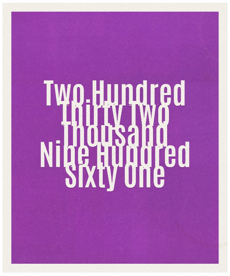 Count #232961