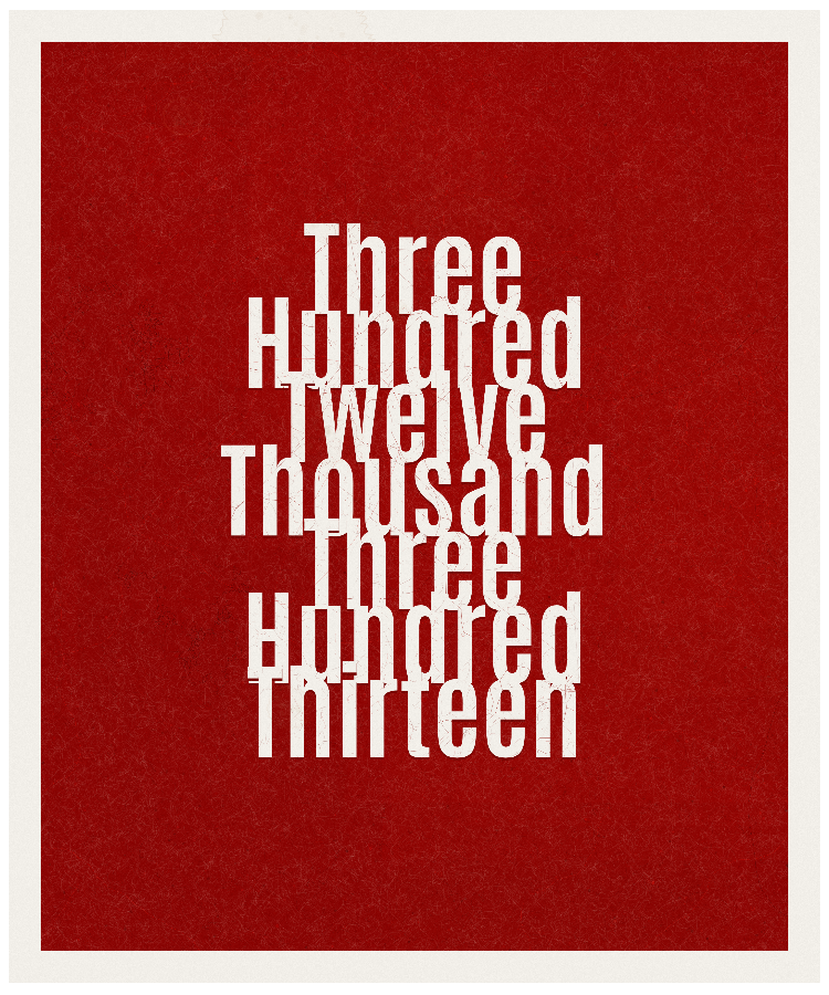 Count #312313