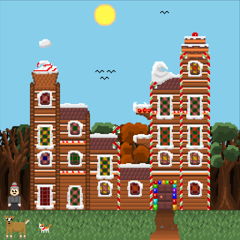 2D Mansion Candy House #110