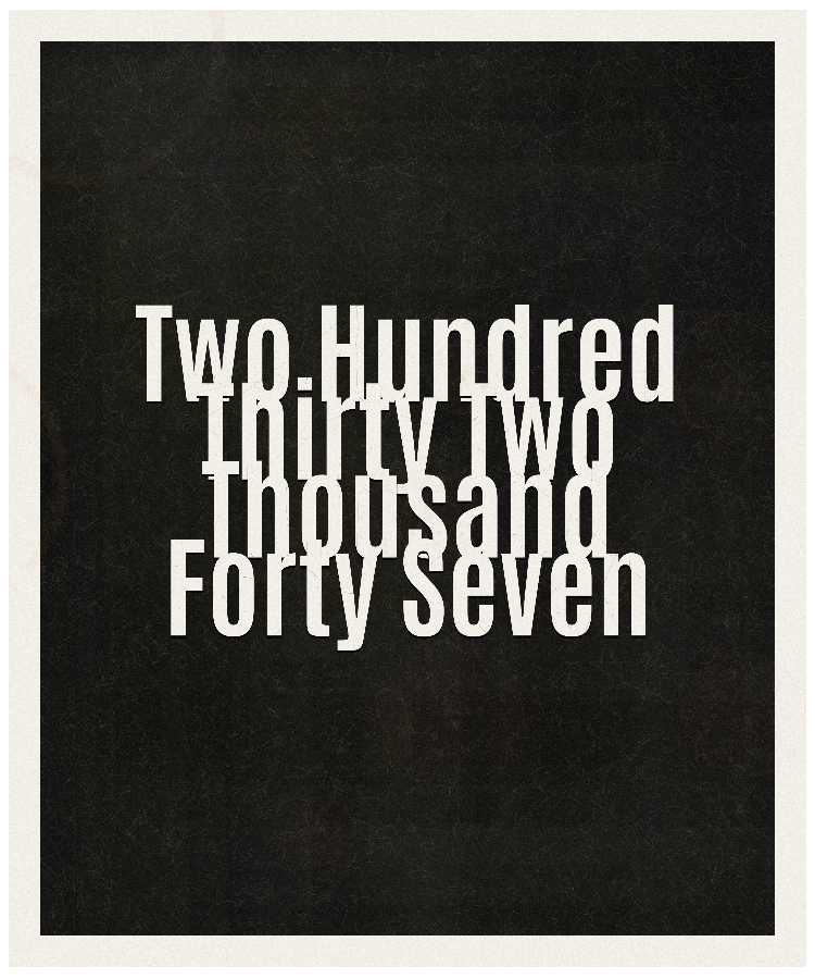 Count #232047