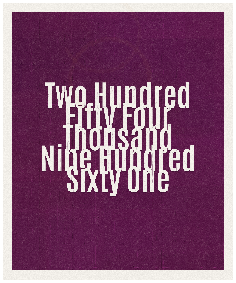 Count #254961