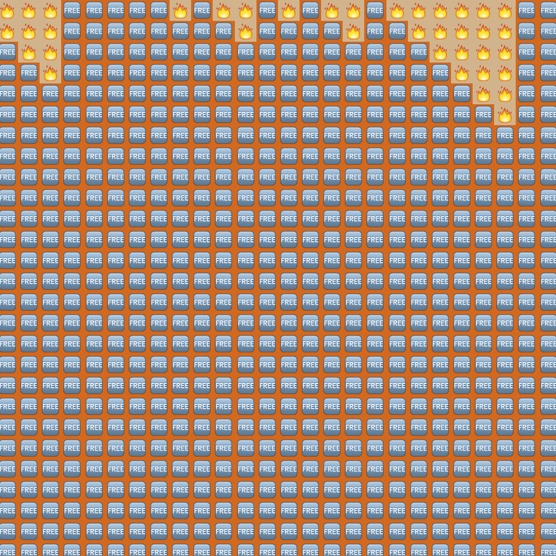 Elementary Cellular Emoji Automata #169