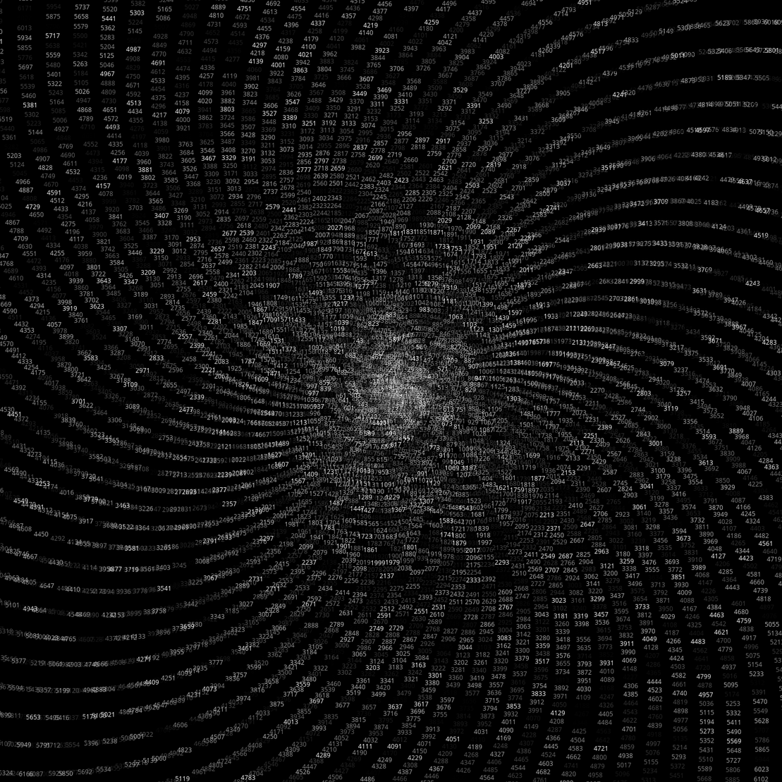 Polar Plot of Numbers #357