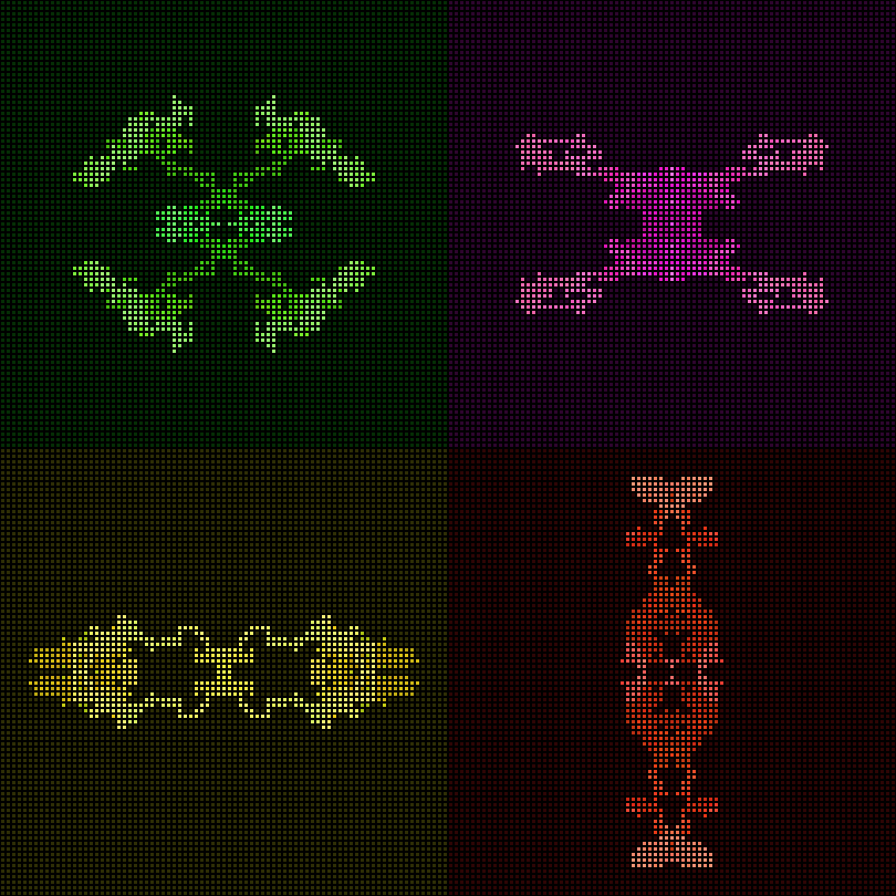 Dither Creatures 2x2 #94