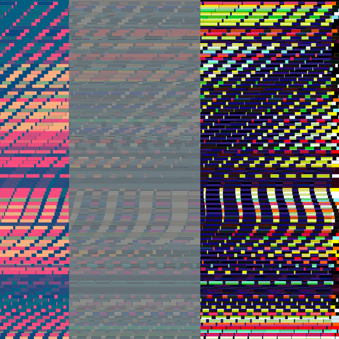 Glitchometry Stripes #85