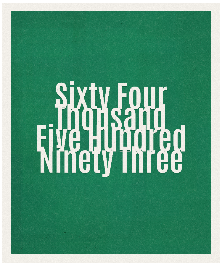 Count #64593