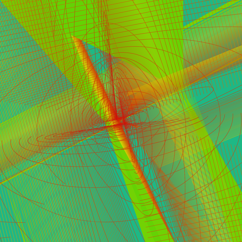 Fibonacci Rainbow Spirals 17 #1