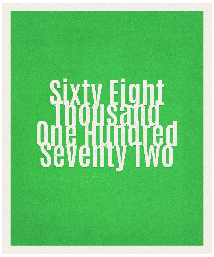Count #68172