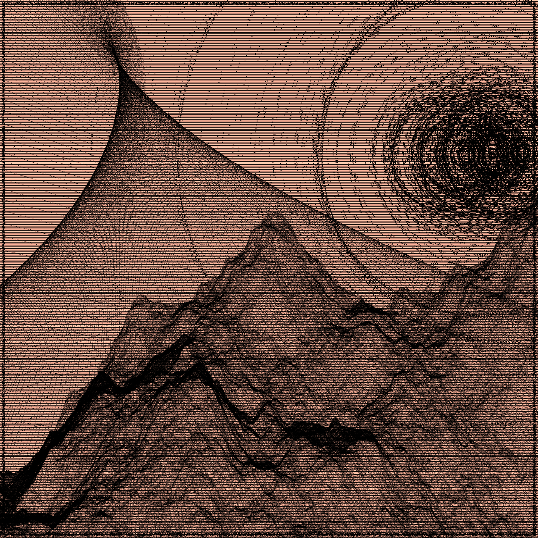 Surreal classic generative landscape #86