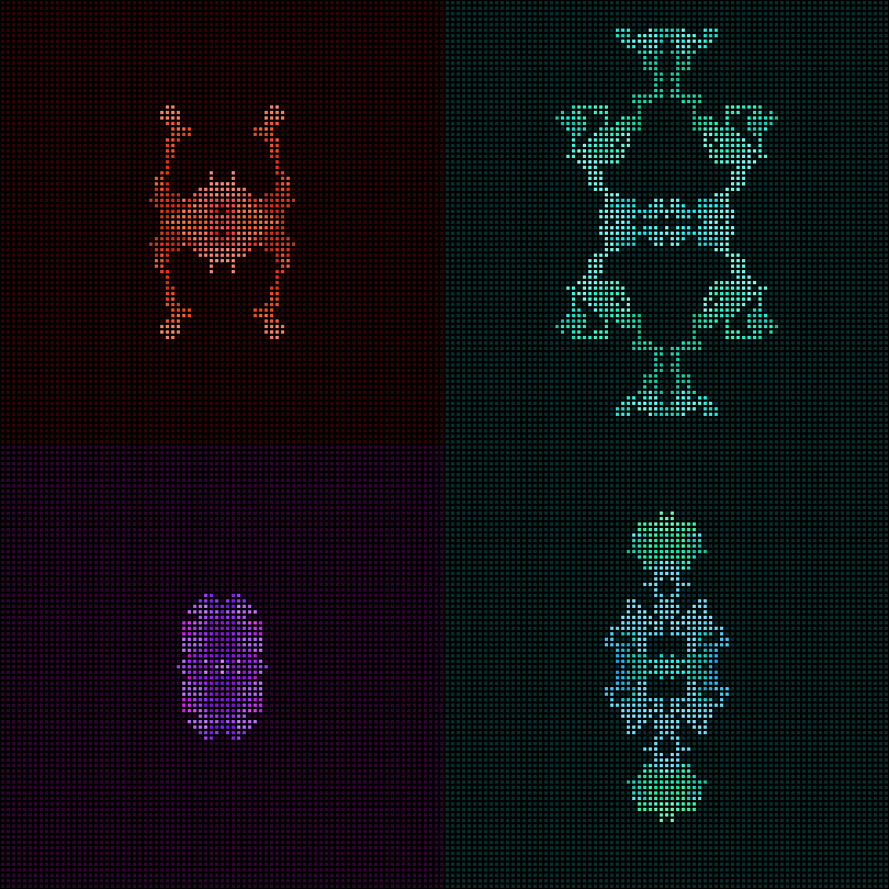 Dither Creatures 2x2 #99