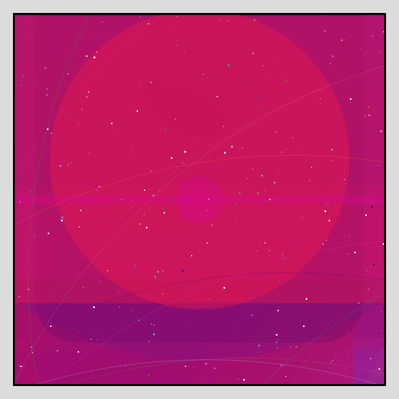 Color Field Starry B #203