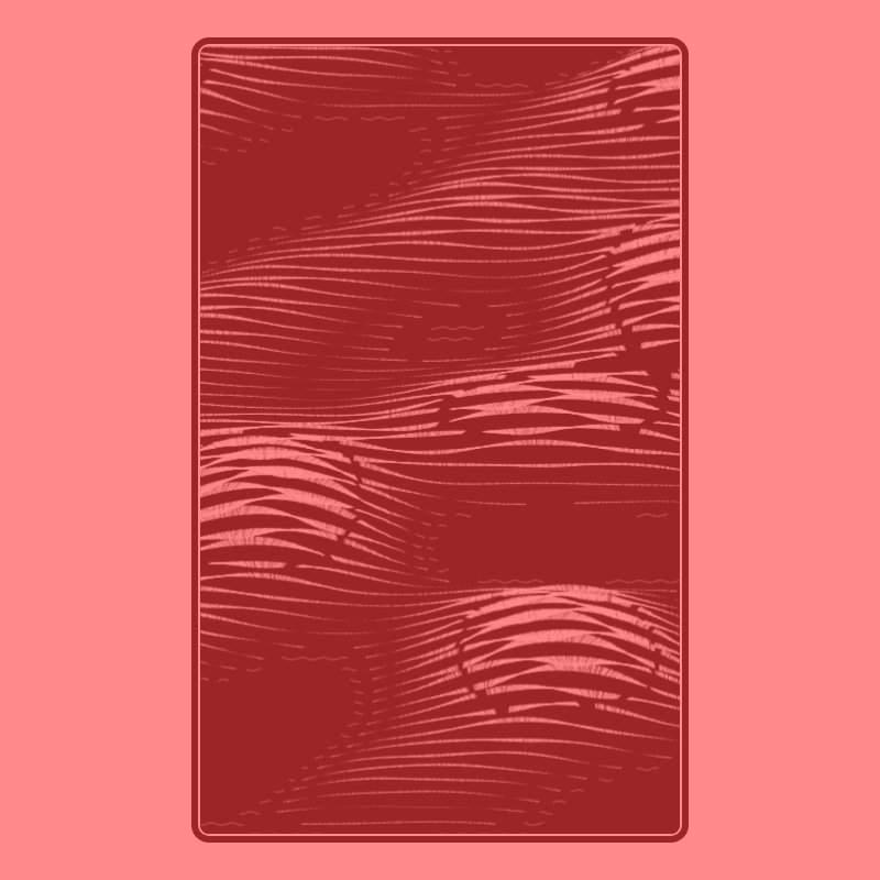 Topographic Playing Card #42