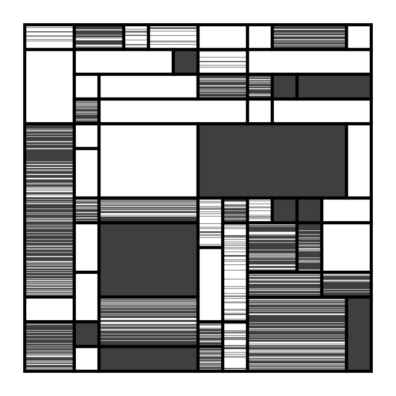 Mono Mondrian #8