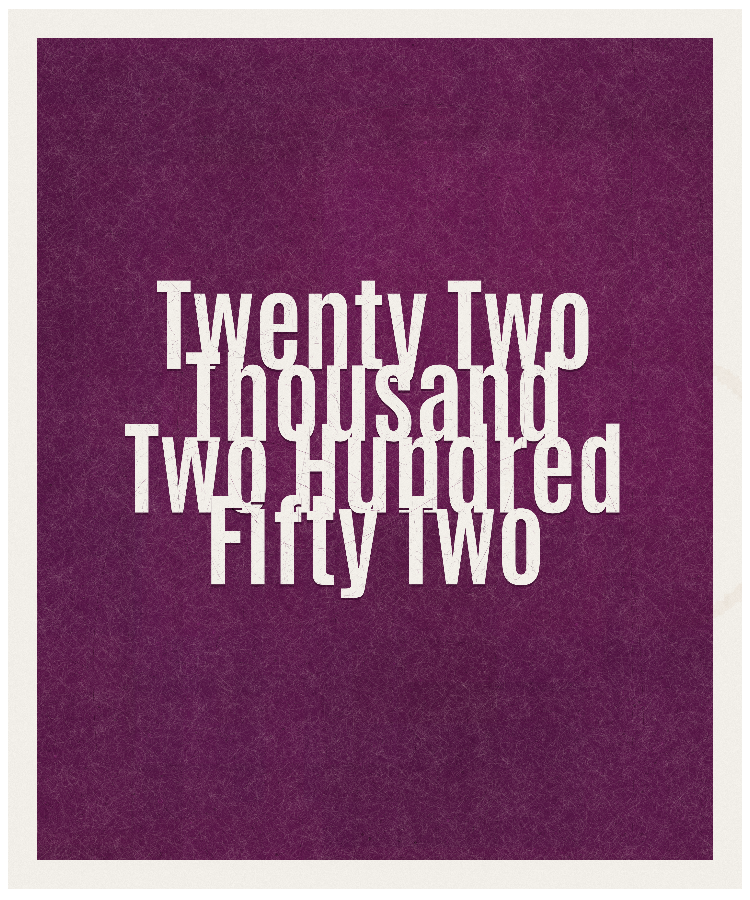 Count #22252