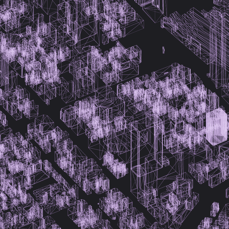 Wireframe City: Tokyo Shibuya #57