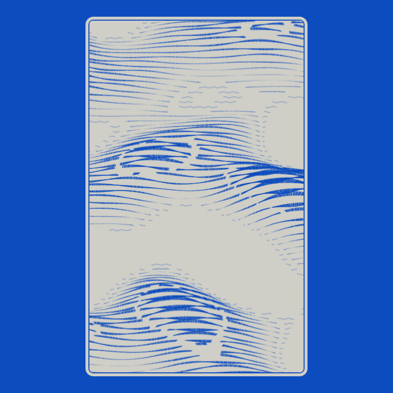 Topographic Playing Card #8