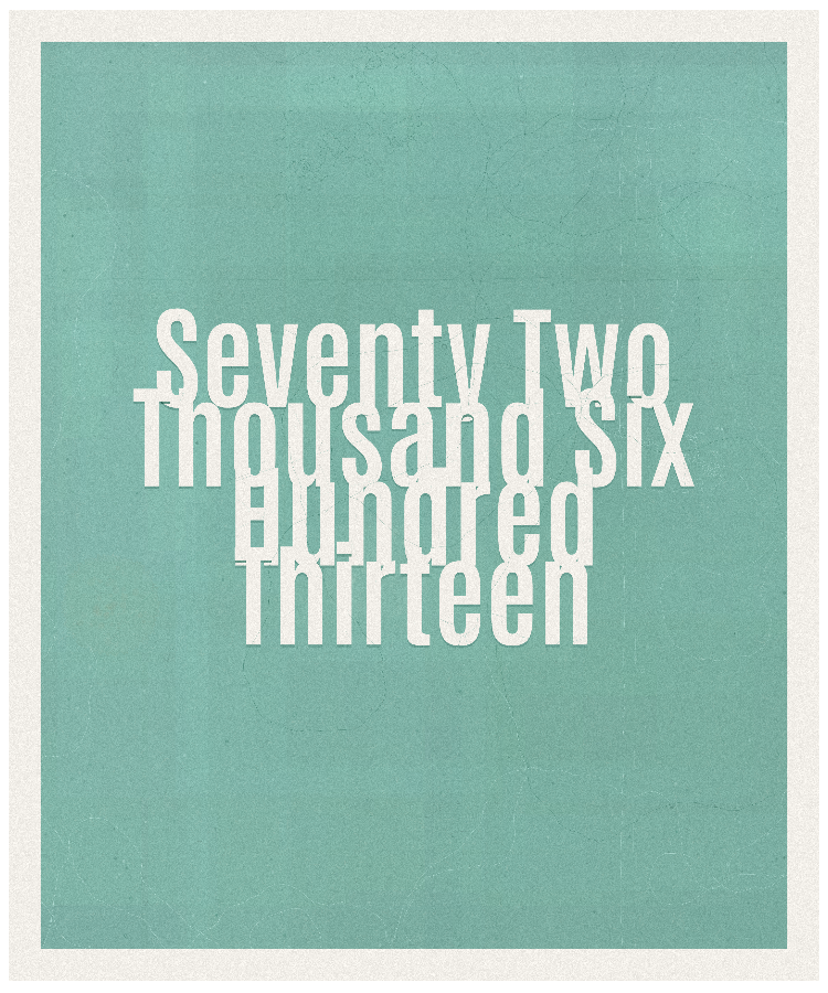 Count #72613