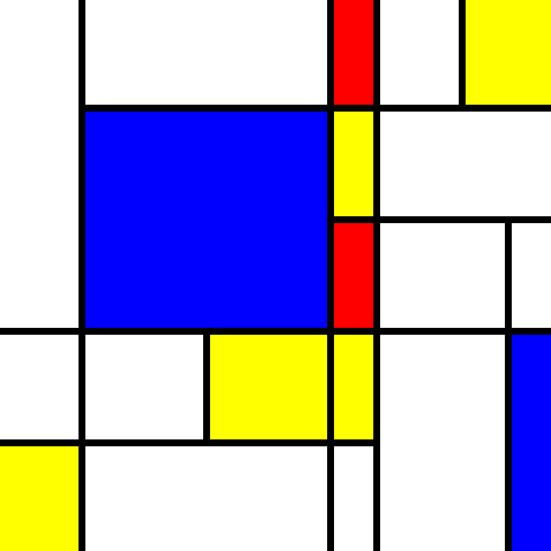 compositioninredblueandyellow.art, (NFT) #115