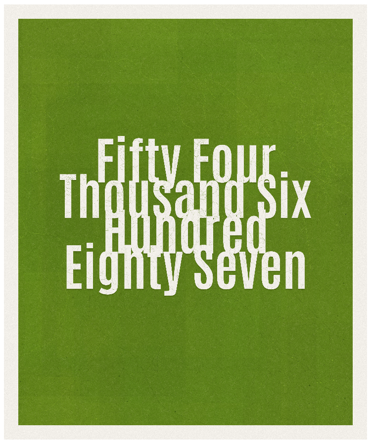 Count #54687