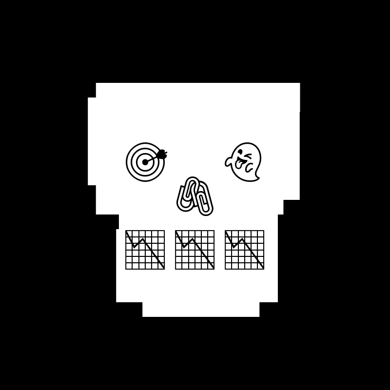 NotSkull(B&W) #86