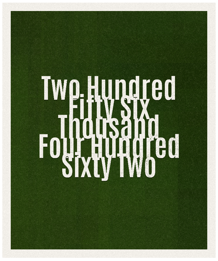 Count #256462