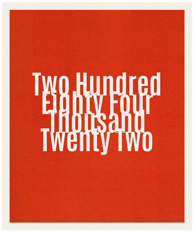 Count #284022