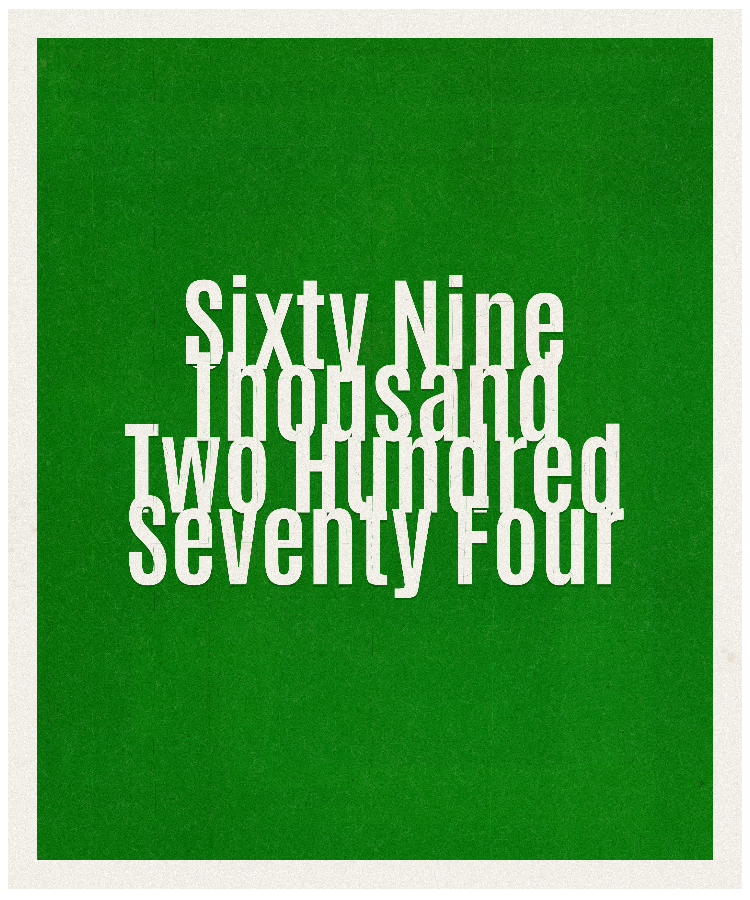 Count #69274