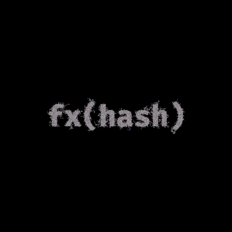 FXHASH Generative Logo #275