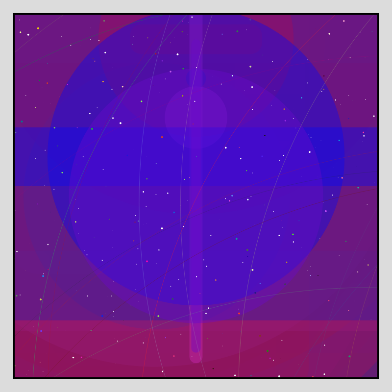 Color Field Starry B #38
