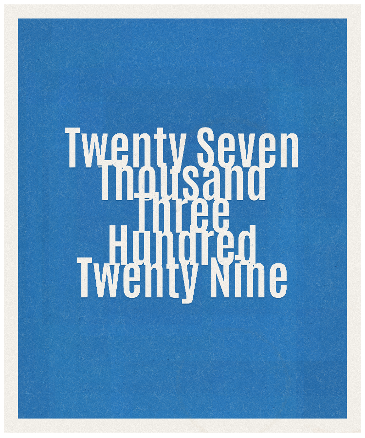 Count #27329