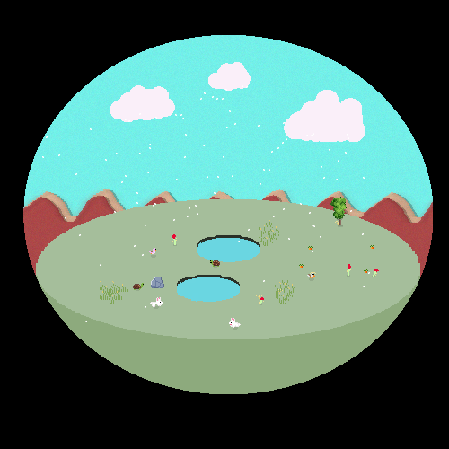 tiny terrarium world #6