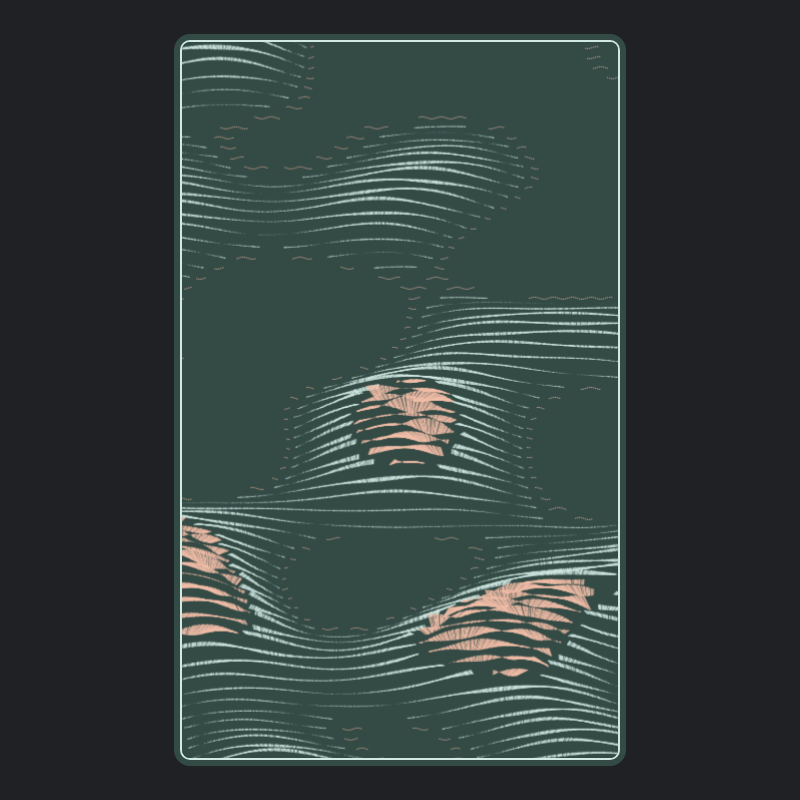 Topographic Playing Card #81