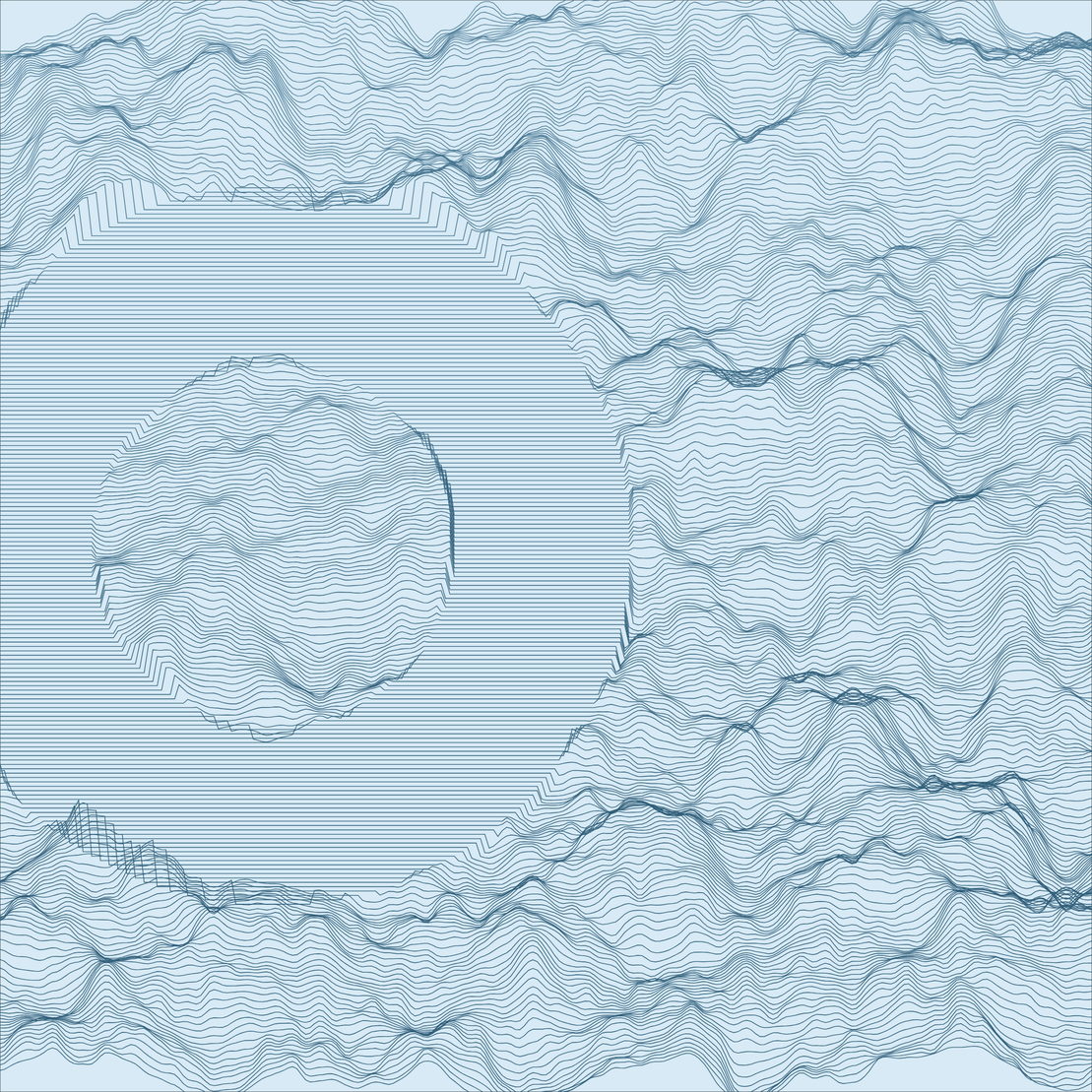 Waves Circle (For Plotter) #59