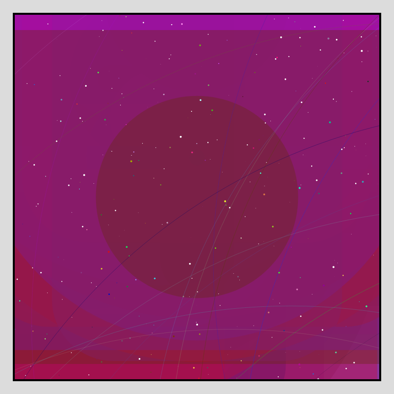 Color Field Starry B #197