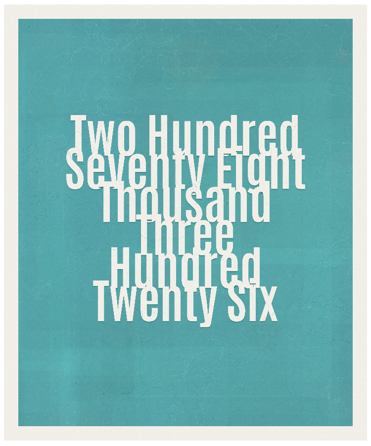 Count #278326