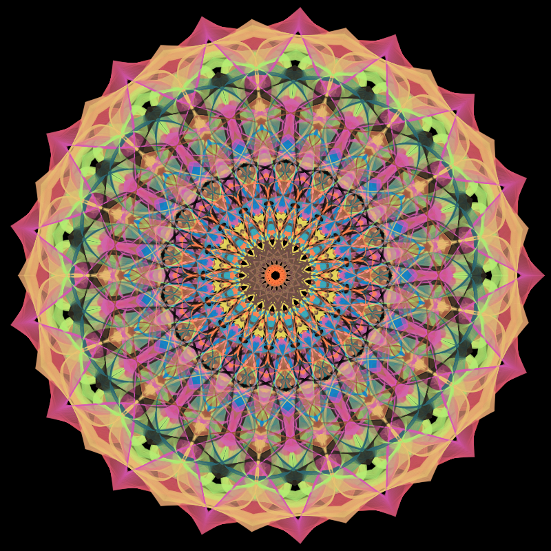 Morphing Mandala - #fxhashturnsone charity #63