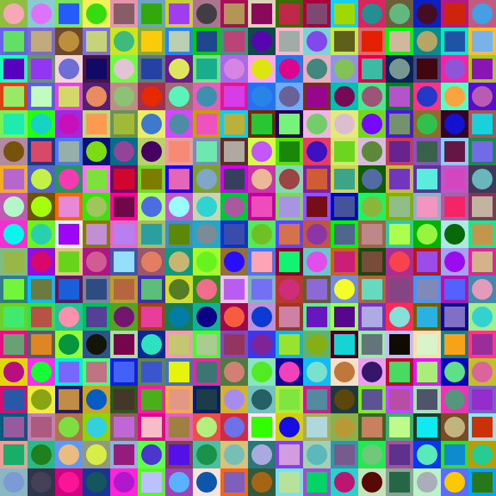 Square Dot Composition #259