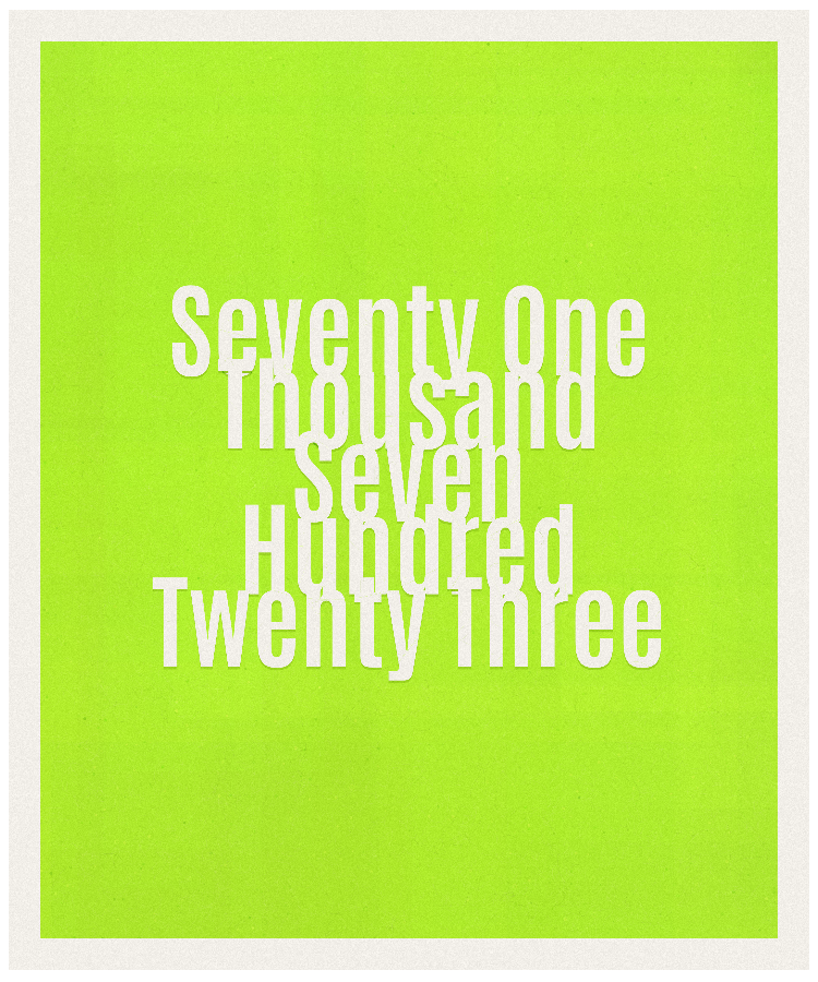 Count #71723