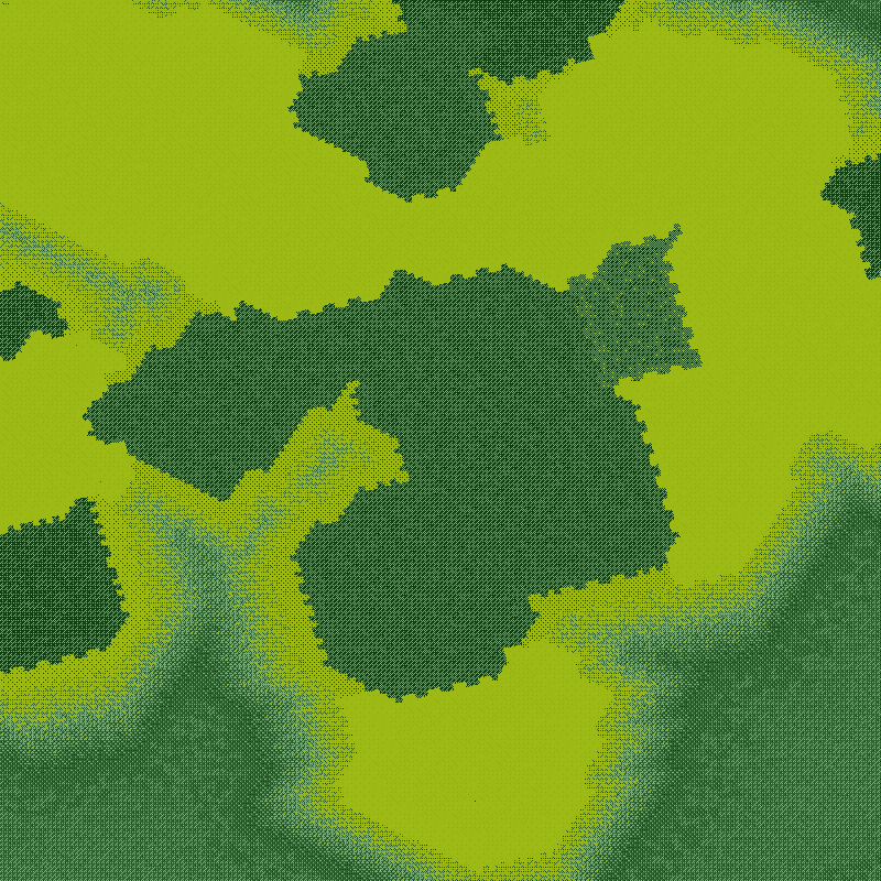 Littlecube Maps: Green Dithering #25