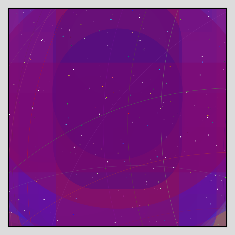 Color Field Starry B #217