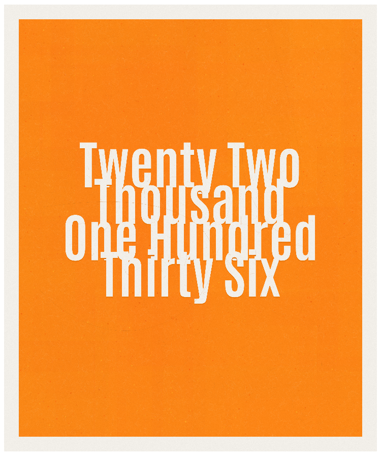 Count #22136