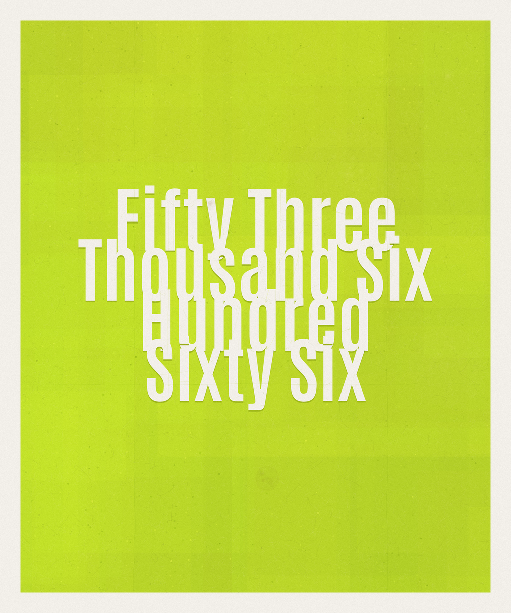 Count #53666