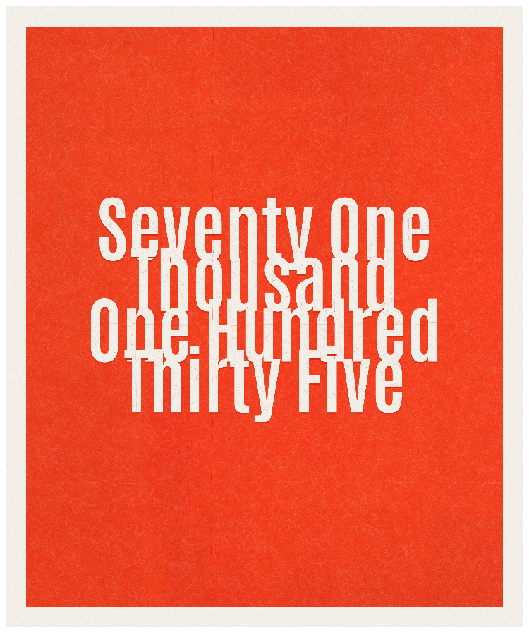 Count #71135